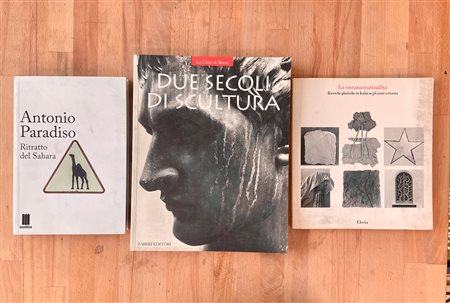 SCULTURA ITALIANA - Lotto unico di 3 cataloghi