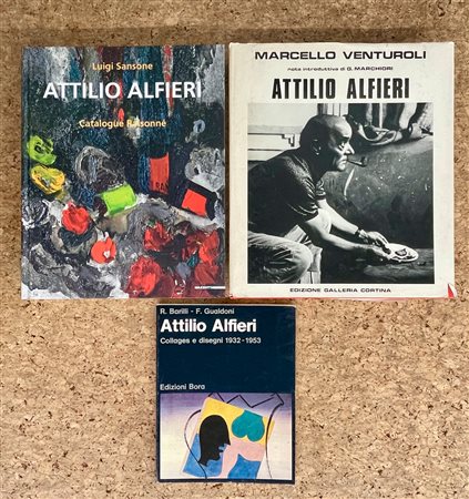 ATTILIO ALFIERI - Lotto unico di 3 cataloghi