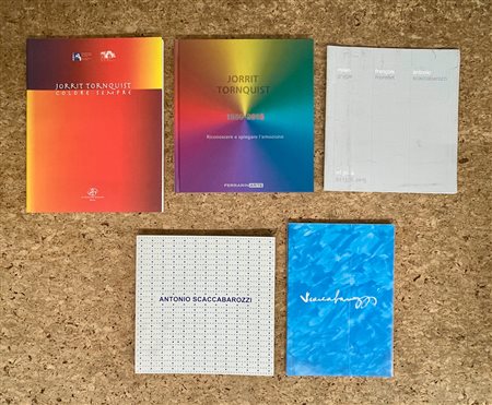 JORRIT TORNQUIST E ANTONIO SCACCABAROZZI - Lotto unico di 5 cataloghi