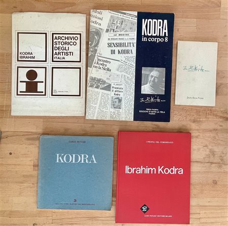 IBRAHIM KODRA - Lotto unico di 4 cataloghi