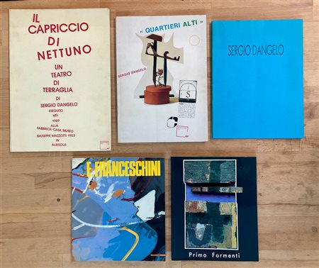SERGIO DANGELO - Lotto unico di 5 cataloghi
