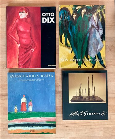 GRANDI MAESTRI DELLA STORIA DELL'ARTE - Lotto unico di 4 cataloghi