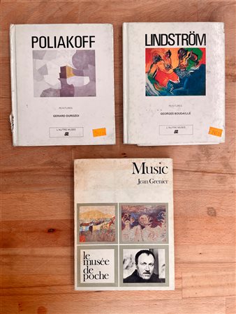 ANTON ZORAN MUSIC, SERGE POLIAKOFF E BENGT LINDSTRÖM - Lotto unico di 3 cataloghi