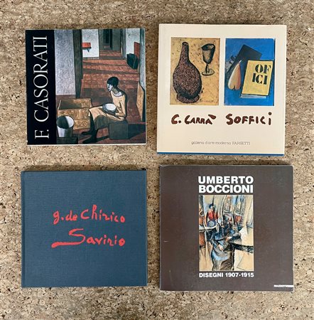 ARTISTI ITALIANI DI PRIMO NOVECENTO - Lotto unico di 4 cataloghi