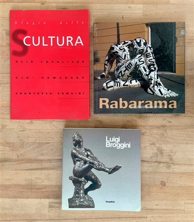SCULTURA ITALIANA - Lotto unico di 3 cataloghi