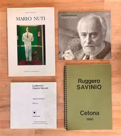 PITTURA ITALIANA DEL DOPOGUERRA - Lotto unico di 4 cataloghi