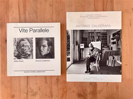 ANTONIO CALDERARA - Lotto unico di 2 cataloghi