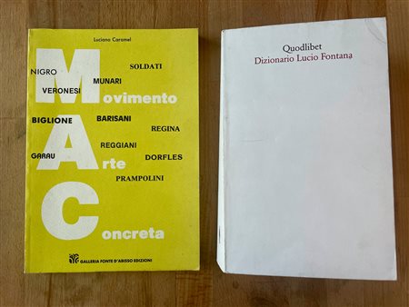 LUCIO FONTANA E MOVIMENTO MAC - Lotto unico di 2 cataloghi