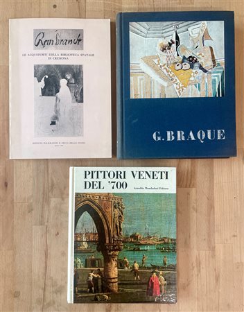 PITTURA ANTICA E DEL NOVECENTO - Lotto unico di 3 cataloghi