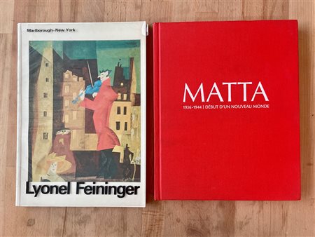 SEBASTIAN MATTA E LYONEL FEININGER - Lotto unico di 2 cataloghi