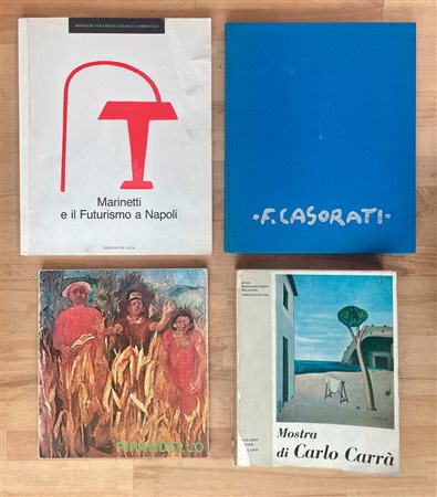 PITTORI DEL PRIMO NOVECENTO ITALIANO - Lotto unico di 4 cataloghi:
