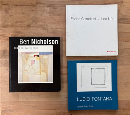 LUCIO FONTANA, BEN NICHOLSON E ENRICO CASTELLANI - Lotto unico di 3 cataloghi