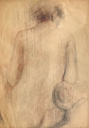 MORBELLI GIGI Orsara Bormida (AL) 1900 - 1980 Torino "Nudo femminile di...