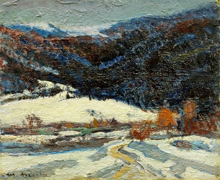 MERLO METELLO Milano 1886 - 1964 Torino "Salbertrand (Bardonecchia)" 1944...