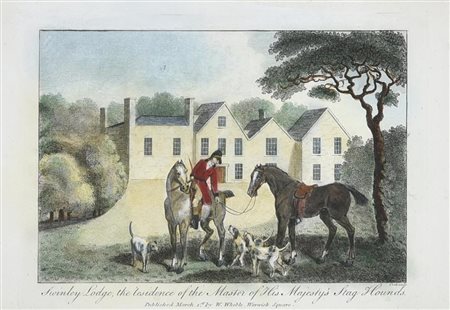 SWINLEY LODGE, THE RESIDENCE OF THE MASTER OF HIS MAJESTYS STAG HOUNDS, 1793...
