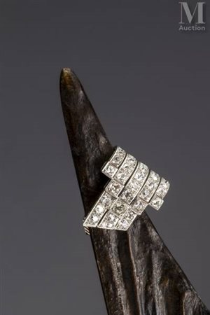 Clip de revers Art Déco