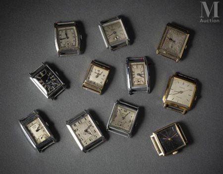Lot de onze montres