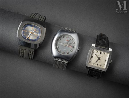 Lot de trois montres