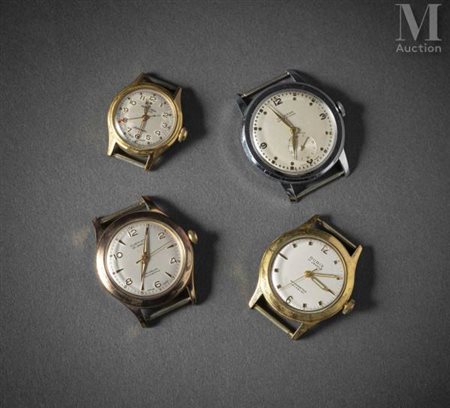 Lot de quatre montres