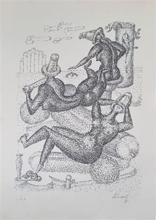 LORETI ALBERTO Spoleto 1955 "Senza titolo"