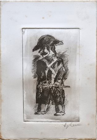 BORGHESE FRANZ Roma 1941 - 2005 "Senza titolo"