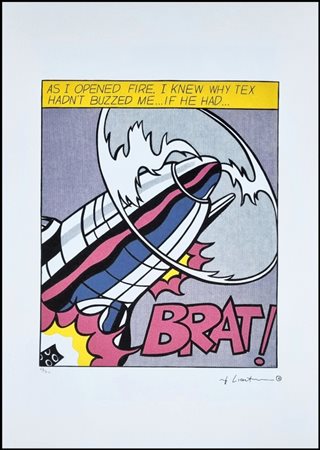 LICHTENSTEIN ROY New York 1923 - 1997 "Senza titolo"