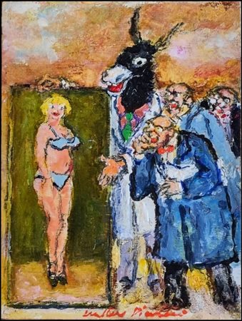 PIACESI WALTER Ascoli Piceno 1929 - Fermignano 2022 "Genio e supervisori"