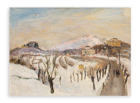 GUIDO PAJETTA (1898-1987) - Paesaggio invernale, 1934