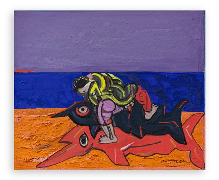 JOSÉ ORTEGA (1921-1990) - El pescador, 1981