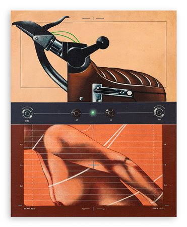 SERGIO SARRI (1938) - Attrezzo e schermo d'analisi, 1973