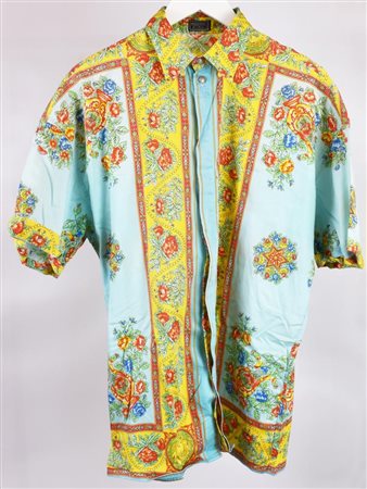 Versus by Gianni Versace COTTON SHIRT DESCRIPTION: Men's short-sleeve shirt...