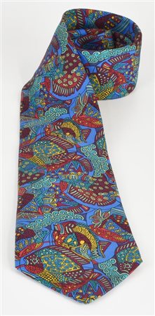 Hermes SILK TIE DESCRIPTION: Silk tie with a patterned design. Code: 7344 EA....