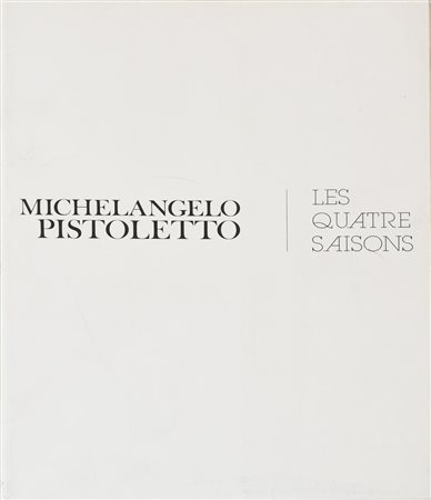 MICHELANGELO PISTOLETTO LES QUATRE SAISONS cm 30x22