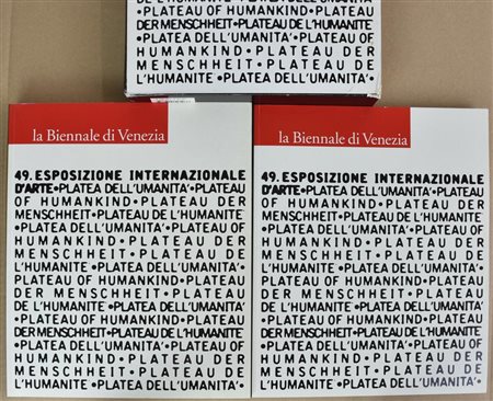 LA BIENNALE DI VENEZIA. 49 ESPOSIZIONE INTERNAZIONALE cm 30x24, composto da...