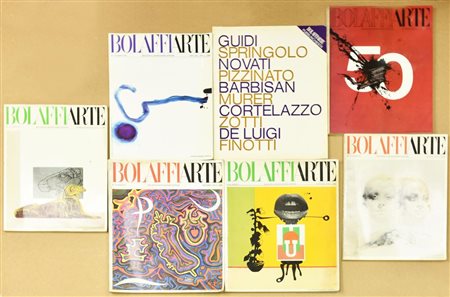 LOTTO COMPOSTO DA 7 LIBRI DI BOLAFFIARTE: - Dieci artisti veneti - n. 50...