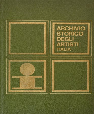 ARCHIVIO STORICO DEGLI ARTISTI ITALIA cm 31x22 I.E.D.A. - Istituto Editoriale...