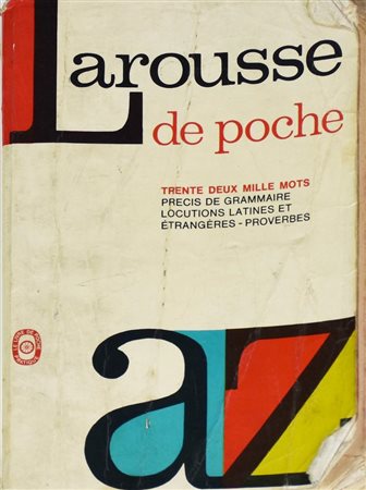LAROUSSE DE POCHE dizionario tascabile in lingua francese, cm 16x11 Librairie...