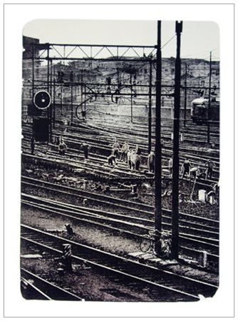 GIUSEPPE BARTOLINI Viareggio 1938 Senza titolo Litografia a colori es.41/60....