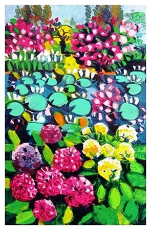 ATHOS FACCINCANI Peschiera del Garda 1951 Senza titolo Serigrafia a colori...