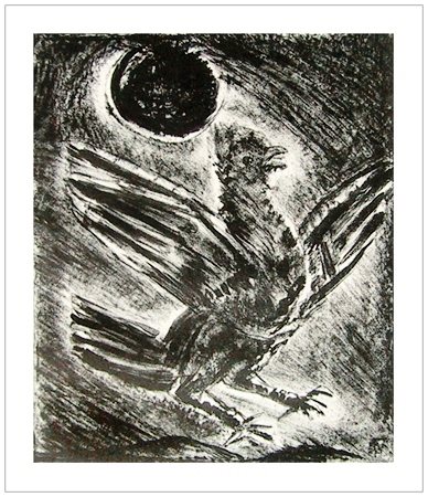 FERRUCCIO FERRAZZI Roma 1891 – 1978 Eclisse Litografia es.43/50. Firma in b....