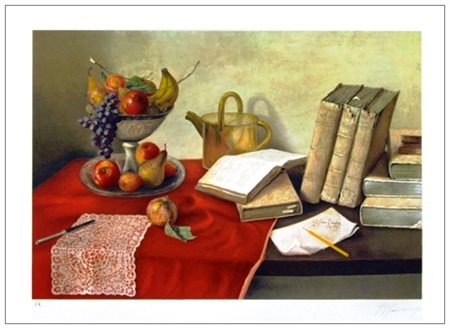 GIOVANFRANCESCO GONZAGA Milano 1921 – 2007 Senza titolo Serigrafia a colori...