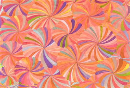 Francesca Zambon COMPOSIZIONE tecnica mista su carta, cm 21x28 sul retro:...