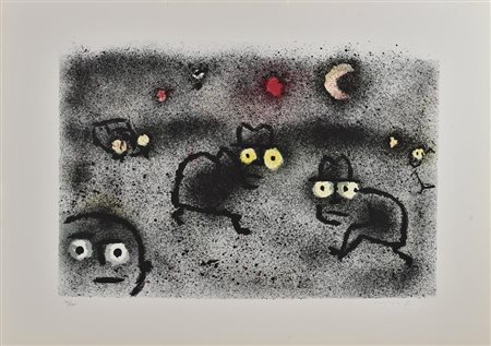 Franco Rognoni SENZA TITOLO litografia, cm 50x70; es. 31/100 firma e tiratura