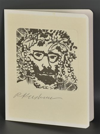 Robert Kushner AUTORITRATTO fotolitografia a 1 colore su cartoncino, cm...