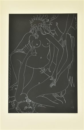 Sebastian L'ENFER serigrafia su carta, cm 35x50; es. 2/85 firma e titolo