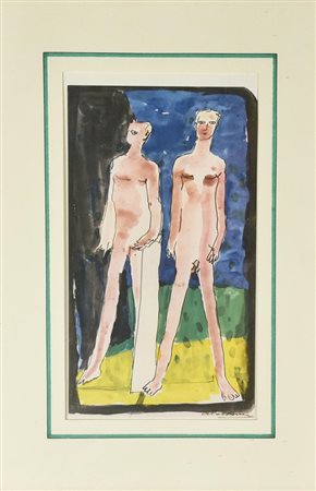 da Del Bon Angelo NUDO fotolitografia, cm 30x17 firma in lastra e timbro a...