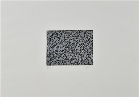 Ignoto SENZA TITOLO acquaforte-acquatinta, cm 12x16, su foglio cm 34x50; es....