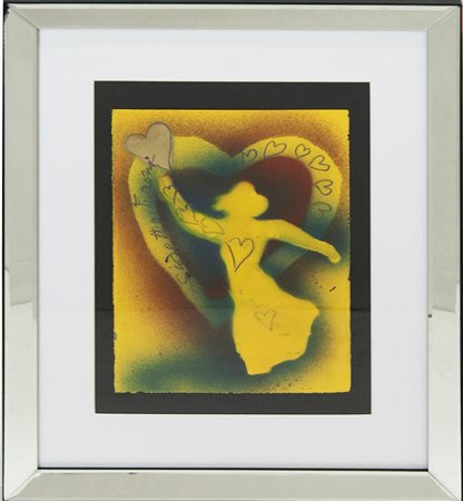 GIOSETTA FIORONI, "Donna con cuori", anni 2000