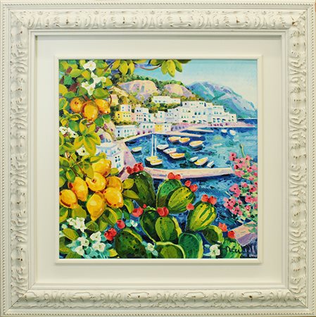 ATHOS FACCINCANI, "Fichi d'India e limoni verso Amalfi", anni 2000