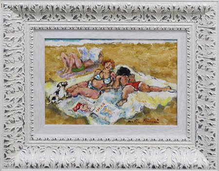 WALTER PIACESI, "Spiaggia adriatica", 2017